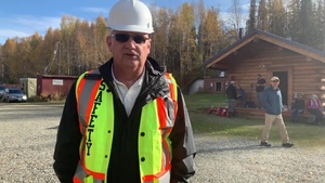 Installation safety office inspects local permafrost tunnel