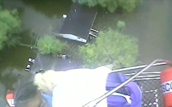 Coast Guard responds to flooding near Beaumont, Texas