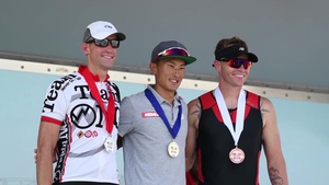Americans, Japanese compete together in 32nd Annual MCAS Iwakuni Triathlon (B-Roll)