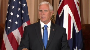 Secretary Pompeo and Vice President Mike Pence host a State Luncheon in honor of Australian Prime Minister Scott Morrison and Mrs. Morrison, at the Department of State