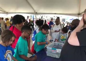 Museum Educators during STEM Day at 2019 NAS Oceana Air Show