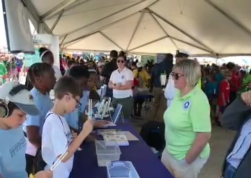 Museum Educators at 2019 NAS Oceana Air Show during STEM Day