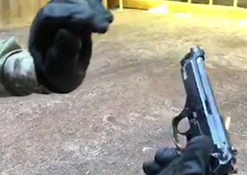 Military Police Shooting Range Training in Germany