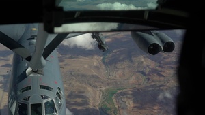 KC-135 refuels a B-52H Stratofortress at Mobility Guardian 19