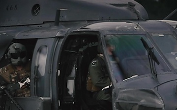 B-Roll: HH-60G Pave Hawk helicopter (120fps, no audio)