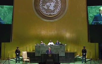 Secretary of State Pompeo attends POTUS Address to UN General Assembly (Arabic)