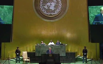 Secretary of State Pompeo attends POTUS Address to UN General Assembly (Chinese)