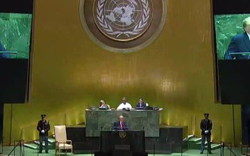 Secretary of State Pompeo attends POTUS Address to UN General Assembly (Spanish)