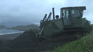 Marine Corps Engineers Conduct Route Clearing Operations in Adak