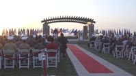 B-Roll: Marines honor Pendleton's 77th anniversary during evening colors ceremony