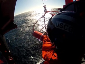 Coast Guard rescues three mariners and Chihuahua along Northern California coast