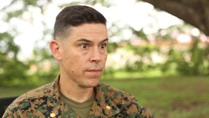 US Marine task force joins Colombia in humanitarian assistance training (Interview - Mauberret))
