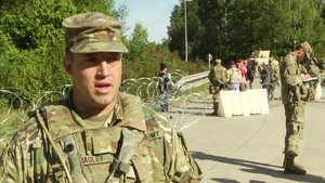 Noncombatants Evacuate Simulated Warzone