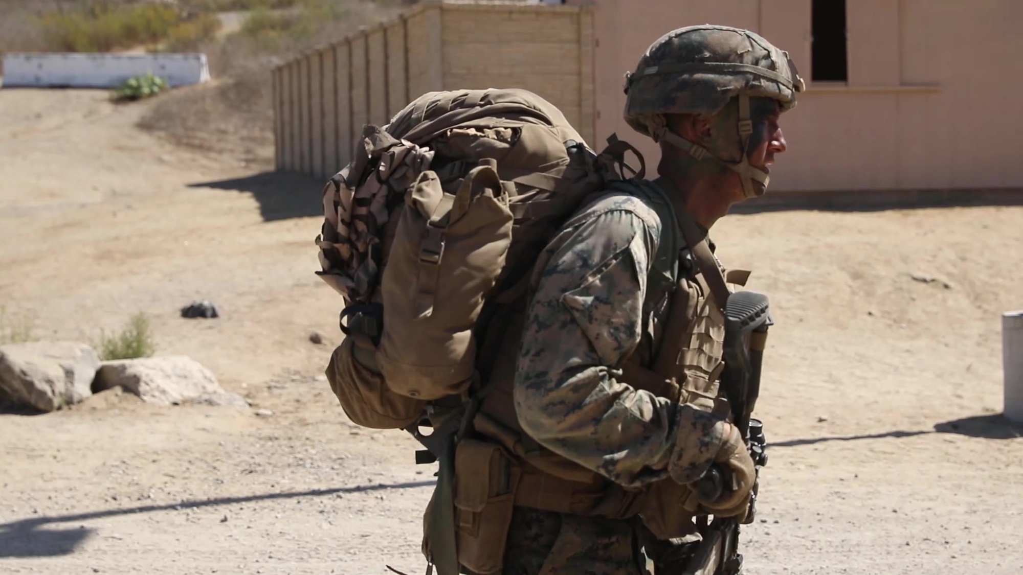 U.S. Marines with 1st Battalion, 5th Marine Regiment, 1st Marine Division, participate in a Marine Corps Combat Readiness Evaluation (MCCRE) on Marine Corps Base Camp Pendleton, California, Sept. 18, 2019. 5th Marines conducted a regimental-sized MCCRE for 1st Battalion, 5th Marines and 2nd Battalion, 5th Marines, as well as the Regimental Headquarters to increase the combat proficiency and readiness of the regiment. The MCCRE took place over a 10 day period and served as proof of concept for future regimental-sized MCCREs. (U.S. Marine Corps video by Cpl. Austin Herbert)