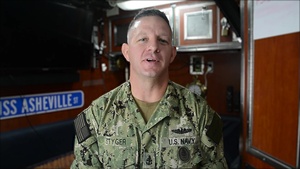 USS Asheville Celebrates 28th Birthday