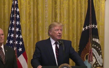 President Trump Delivers remarks at the Hispanic Heritage Month Reception
