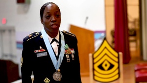 First Sergeant Alethea Ellegor enters the Sergeant Audie Murphy Club