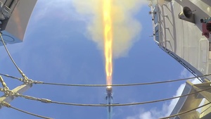 USS Gabrielle Giffords (LCS 10) launches Naval Strike Missile