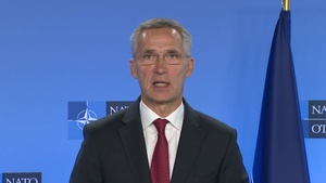 Joint Press Point with NATO Secretary General and Prime Minister of Latvia