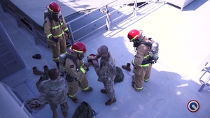 U.S. Army vessel Maj. Gen. Charles P. Gross conducts drills