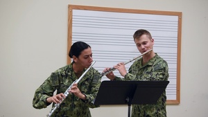 U.S. Fleet Forces Band Flutes