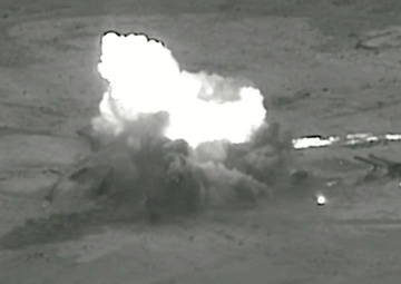 Coalition Strike on ISIS fighting position ivo Baiji, Iraq