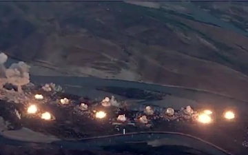 Coalition Strike on ISIS traiing location on Qanus Island, Iraq