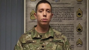 Spc. Arturo Garza