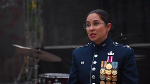 USAFE Jazz Band in Ukraine - Interview with Lt. Col Cristina Moore Urrutia