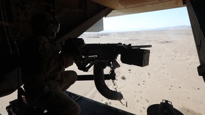 MAWTS-1 Marines conduct a Tail Gunnery Certification