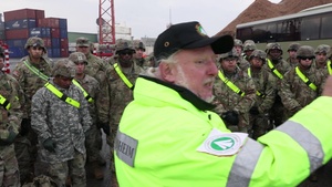 1-9 Cav Terrain Walk the Port of Riga for Altantic Resolve Rotation