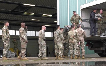 U.S. Army Paratroopers train static line jumps