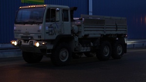 Vlissingen Port Operations - Convoy Rollout - B-Roll