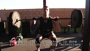 Explosive Ordnance Disposal 136 Workout at Cannon AFB