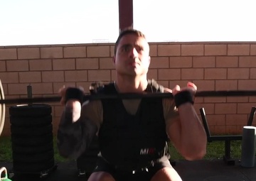 Explosive Ordnance Disposal 136 Workout at Cannon AFB