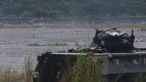 (B-Roll) US, Philippine light armored vehicles provide support by fire during FINEX for KAMANDAG 3