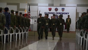 The Philippines, US, Japan take part in the closing ceremony for exercise KAMANDAG 3