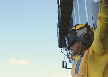 BM2 Jessica Zayas serves as Landing Signalman Enlisted aboard USS Chancellorsville