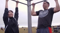JGSDF participate in Marine Corps physical training