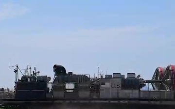 USS John P. Murtha (LPD 26) landing craft air cushion operations Part 2 of 3