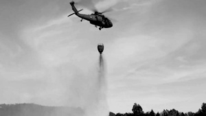West Virginia Army National Guard prepares for the wildfire fight with helicopter bucket training