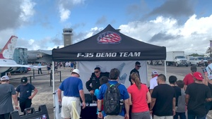 F-35 Demo Team performs at Wings Over Houston Airshow
