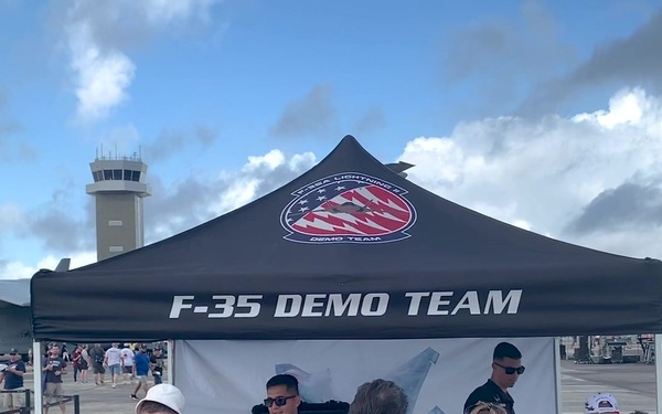 F-35 Demo Team performs at Wings Over Houston Airshow