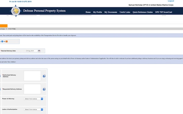 DMO How to OCONUS Move