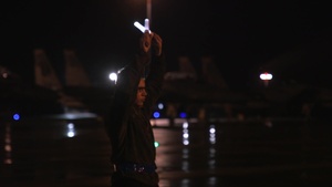F-15E Night Takeoffs (2 of 2)