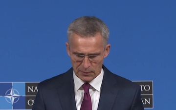 NATO Secretary General Press Conference Following the NATO Defence Ministers Meetings (DAY 1 - Opening Remarks)