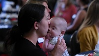 USO Iwakuni hosts baby shower for expectant moms (Package/Pkg)