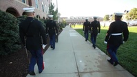 Barracks Marines Participate in Ceremonial Drill School