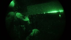 MAWTS-1 Marines Conduct a Nighttime Tail Gunnery Certification
