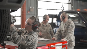 Senior Airman Annie VanArmen finds a family in Vehicle Maintenance